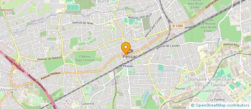 localisation de l'entreprise SCI DAUCHEZ IMMO  PESSAC