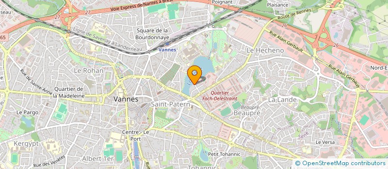 localisation de l'entreprise SCI DAUCUS à VANNES