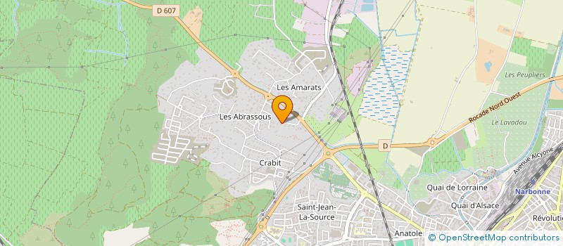 localisation de l'entreprise SCI DAUDET à NARBONNE