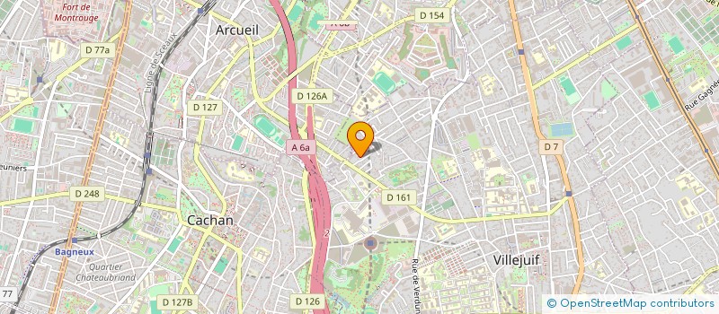 localisation de l'entreprise SCI DAUDET à VILLEJUIF