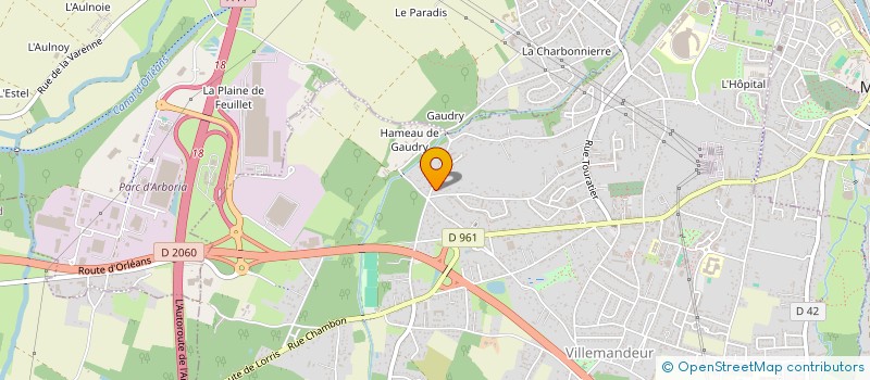 localisation de l'entreprise SCI DAUDET  VILLEMANDEUR
