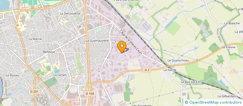 localisation de l'entreprise SCI DAUF  SAINT-MALO