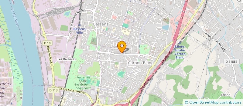 localisation de l'entreprise SCI DAUFFY DUPRAT  CARBON BLANC