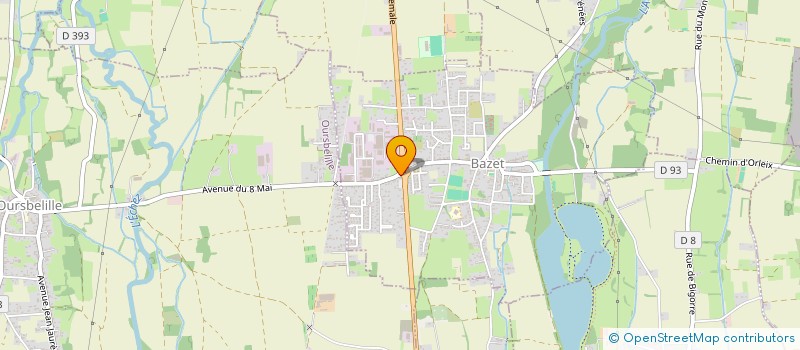 localisation de l'entreprise SCI DAUHER  BAZET