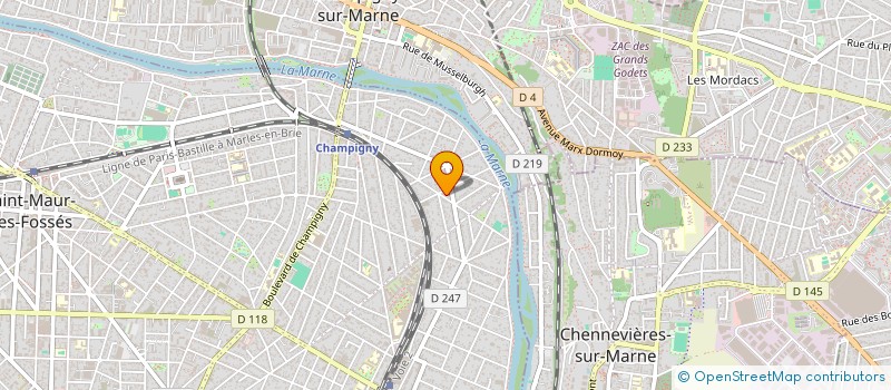 localisation de l'entreprise SCI DAUMAS THUGNET à SAINT-MAUR-DES-FOSSES