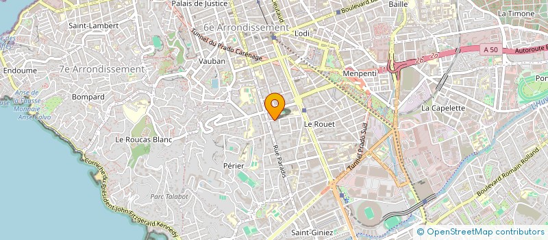 localisation de l'entreprise SCI DAUMIER à MARSEILLE