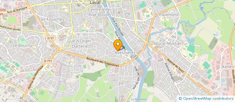 localisation de l'entreprise SCI DAUN à LAVAL