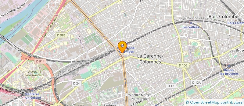 localisation de l'entreprise SCI DAUNAS  LA GARENNE-COLOMBES