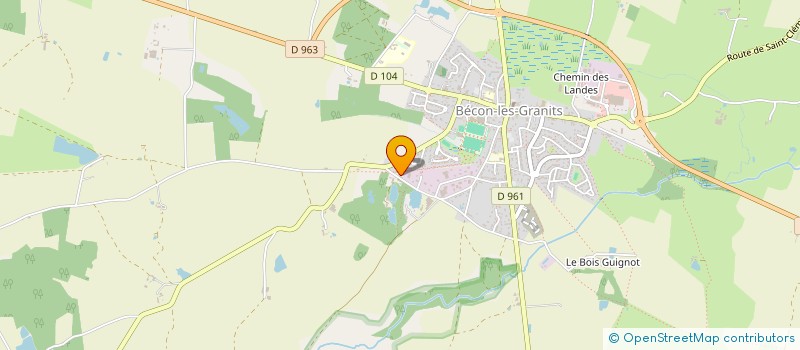 localisation de l'entreprise SCI DAUNAY-DEGAS  ERDRE-EN-ANJOU