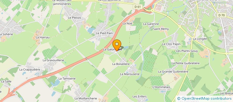 localisation de l'entreprise SCI DAUNY RICO  SAINT-PHILBERT-DE-GRAND-LIEU