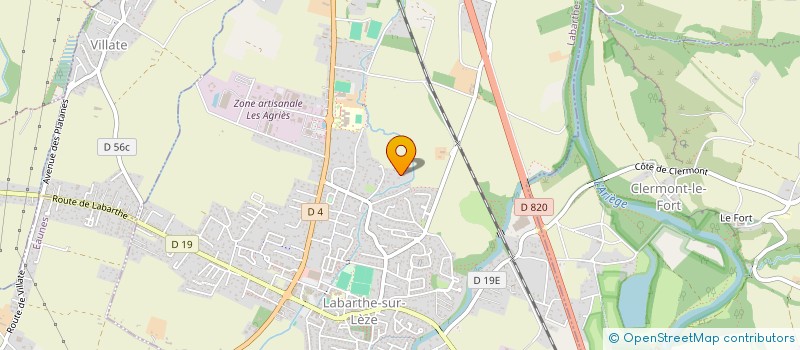 localisation de l'entreprise SCI DAUPHIN à LABARTHE-SUR-LEZE
