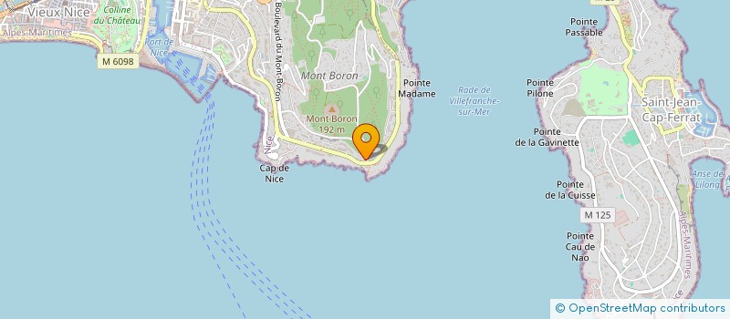 localisation de l'entreprise SCI DAUPHIN à NICE