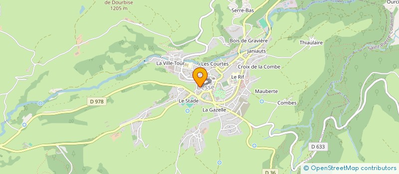 localisation de l'entreprise SCI DAUPHIN  BESSE-ET-SAINT-ANASTAISE