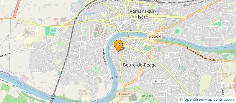 localisation de l'entreprise SCI DAUPHIN  BOURG-DE-PEAGE