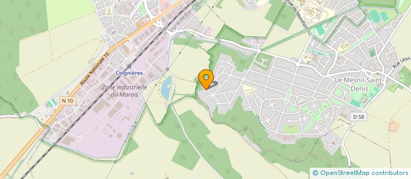 localisation de l'entreprise SCI DAUPHIN LUMIERES  LE MESNIL-SAINT-DENIS