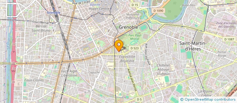 localisation de l'entreprise SCI DAUPHINAZUR à GRENOBLE
