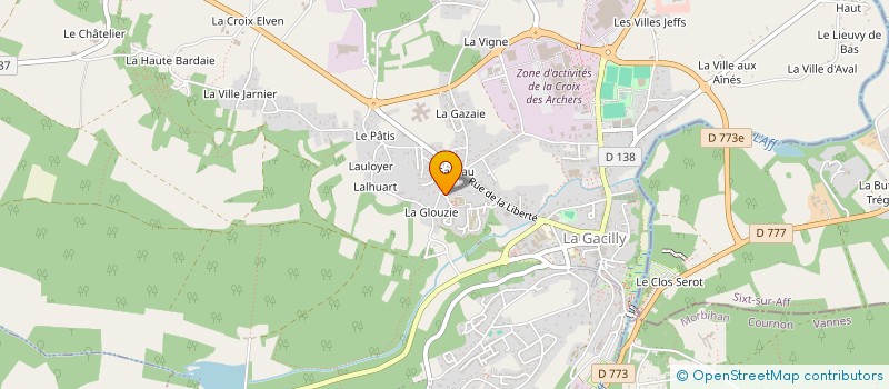 localisation de l'entreprise SCI DAUPHINE  LES FOUGERETS