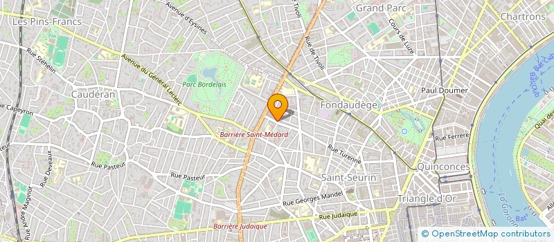 localisation de l'entreprise SCI DAUPHINE  BORDEAUX