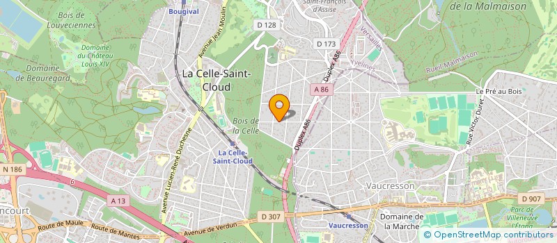 localisation de l'entreprise SCI DAUPHINE  LA CELLE-SAINT-CLOUD