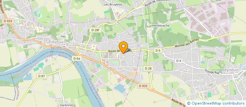 localisation de l'entreprise SCI DAUPHINE  TREVOUX