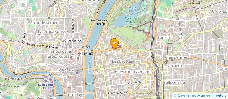 localisation de l'entreprise SCI DAUPHINE BRET  LYON