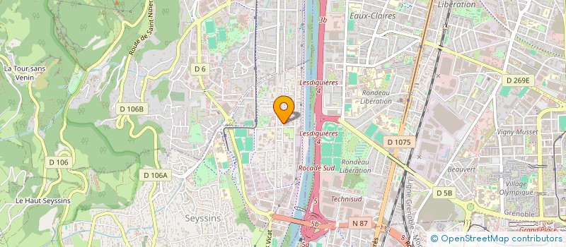 localisation de l'entreprise SCI DAUPHINE GESTION à SEYSSINS