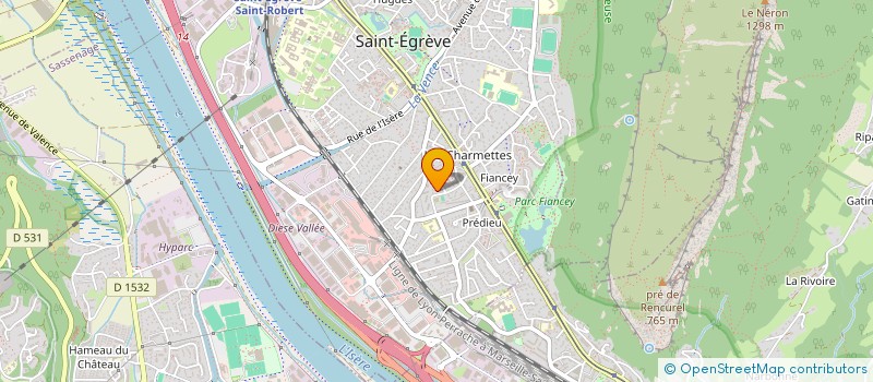 localisation de l'entreprise SCI DAUPHINE INVESTISSEMENT  SAINT-EGREVE