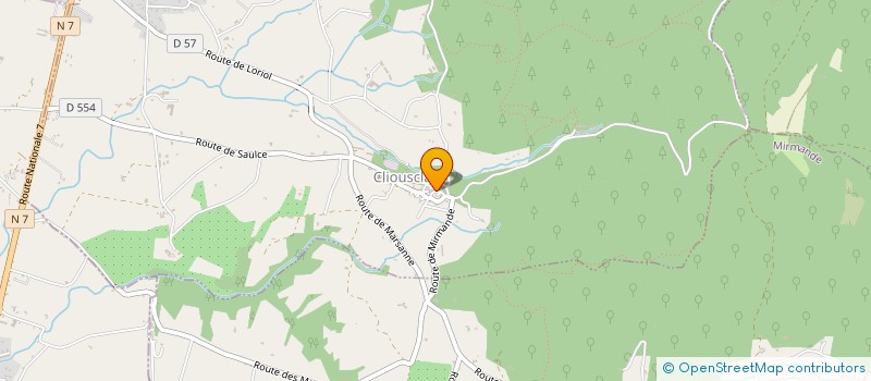 localisation de l'entreprise SCI DAUPHINE LORRAINE  CLIOUSCLAT