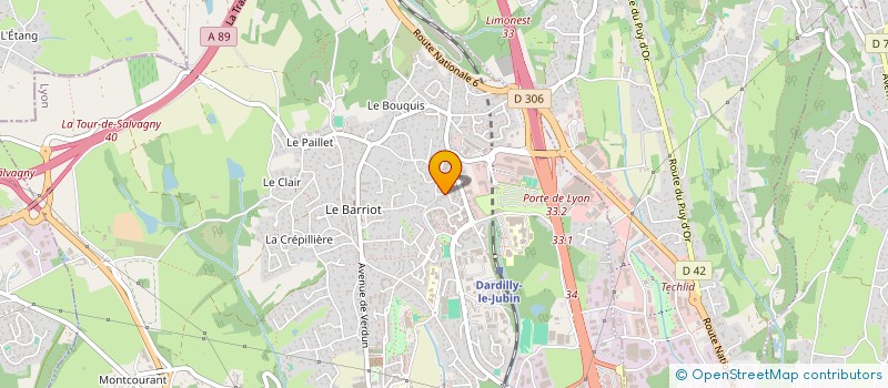 localisation de l'entreprise SCI DAUPHINS  DARDILLY