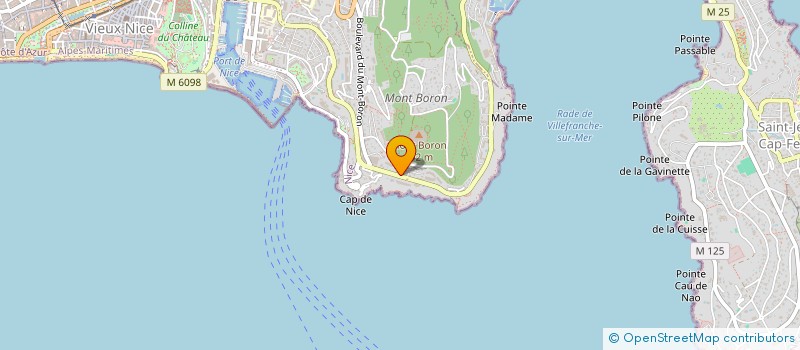 localisation de l'entreprise SCI DAUPHINS  NICE