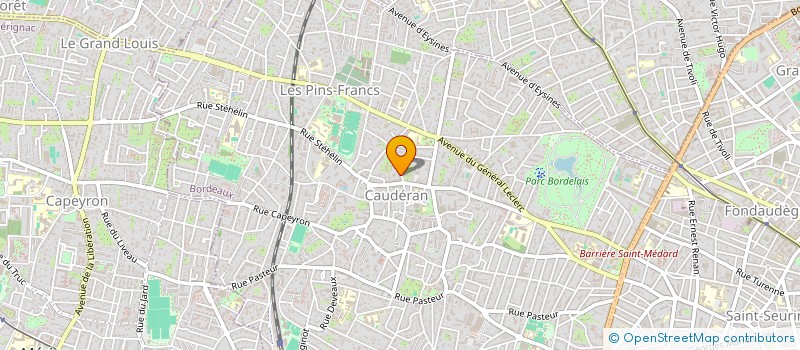 localisation de l'entreprise SCI DAUPUY  BORDEAUX