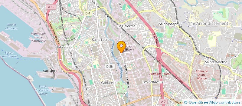localisation de l'entreprise SCI DAURCES à MARSEILLE