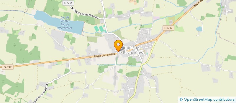 localisation de l'entreprise SCI DAURES  SAINTE-FOY-DE-PEYROLIERES