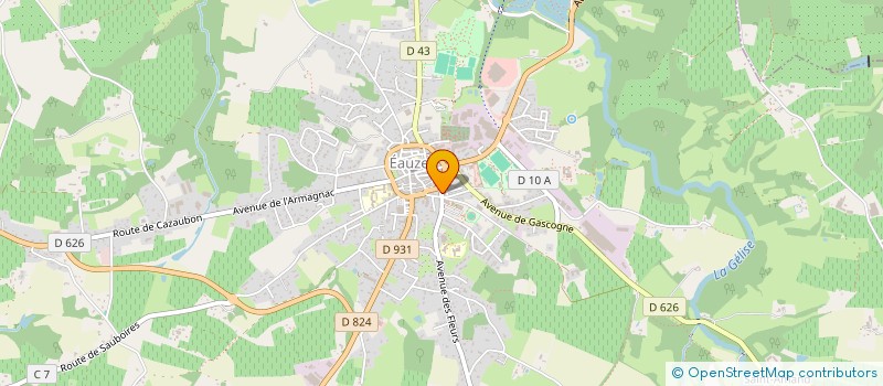 localisation de l'entreprise SCI DAURY  EAUZE