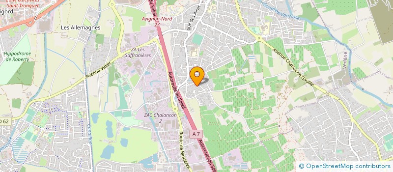 localisation de l'entreprise SCI DAUSSANT  VEDENE