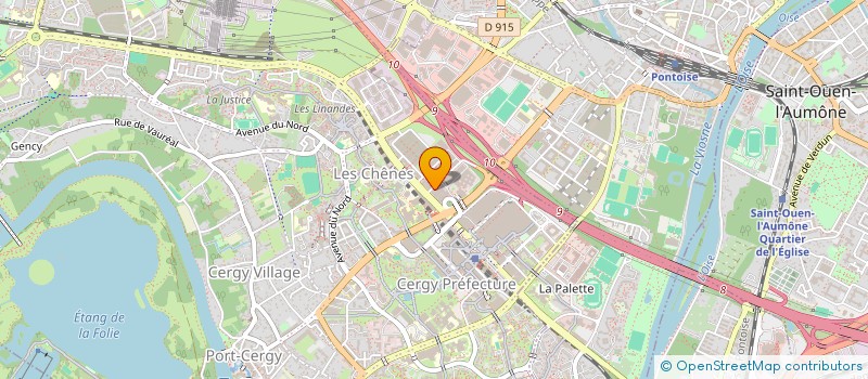 localisation de l'entreprise SCI DAUSSE JOEL ET DANIELE  CERGY