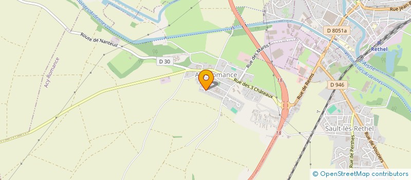 localisation de l'entreprise SCI DAUTELLE  ACY-ROMANCE