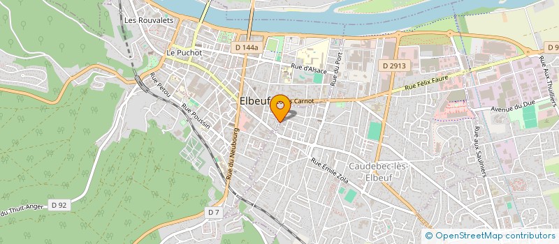 localisation de l'entreprise SCI DAUTRESME  ELBEUF