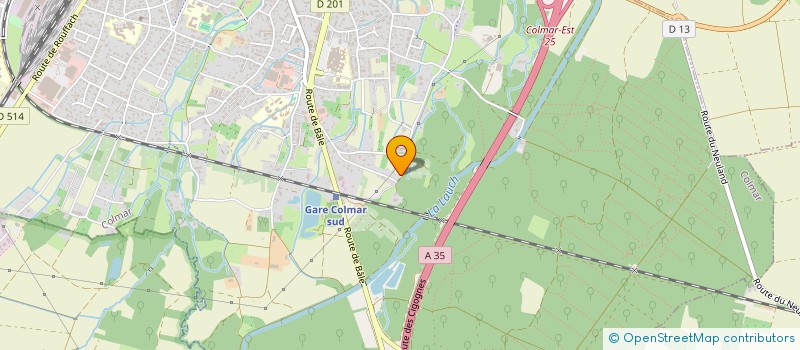 localisation de l'entreprise SCI DAUTREVILLE  COLMAR