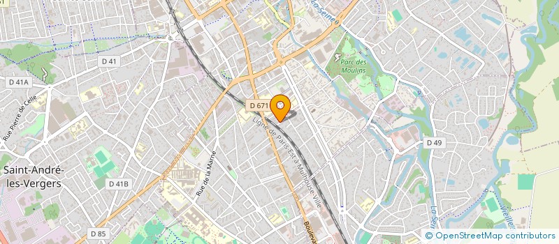 localisation de l'entreprise SCI DAUTREY  SAINT-DENIS