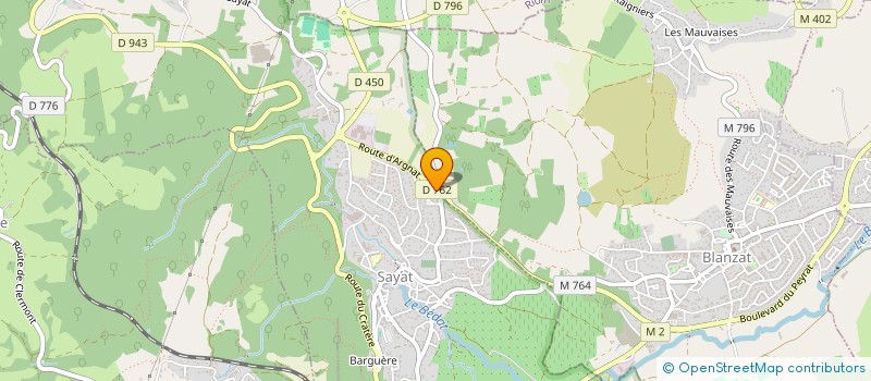 localisation de l'entreprise SCI DAUZET  SAYAT