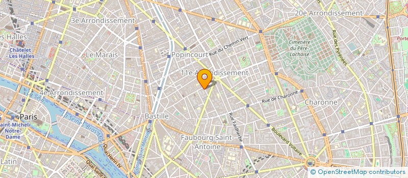 localisation de l'entreprise SCI DAV  PARIS