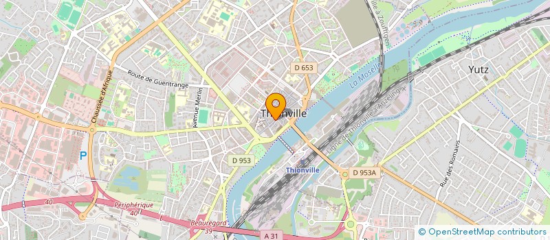 localisation de l'entreprise SCI DAV à THIONVILLE