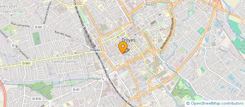 localisation de l'entreprise SCI DAV MAC à TROYES