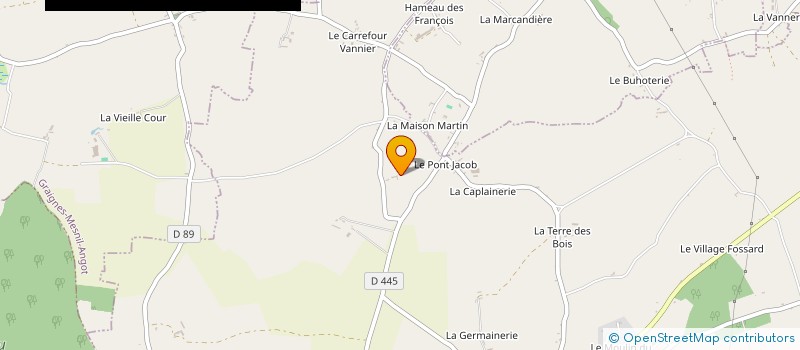 localisation de l'entreprise SCI DAV'NIR  LE DEZERT