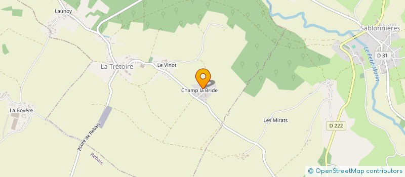 localisation de l'entreprise SCI DAVA  LA TRETOIRE