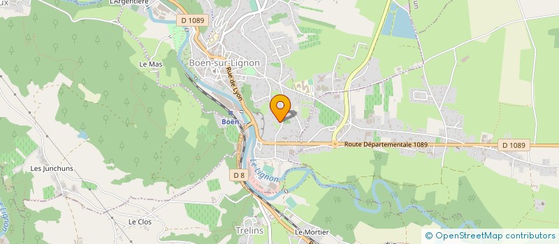 localisation de l'entreprise SCI DAVAL ROBERT ET FILS  BOEN-SUR-LIGNON