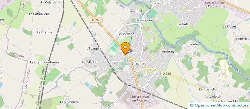 localisation de l'entreprise SCI DAVALEX  CUGAND