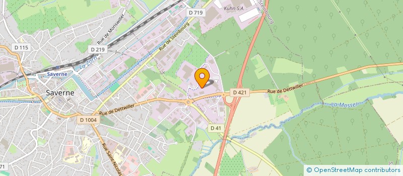 localisation de l'entreprise SCI DAVALI  MONSWILLER