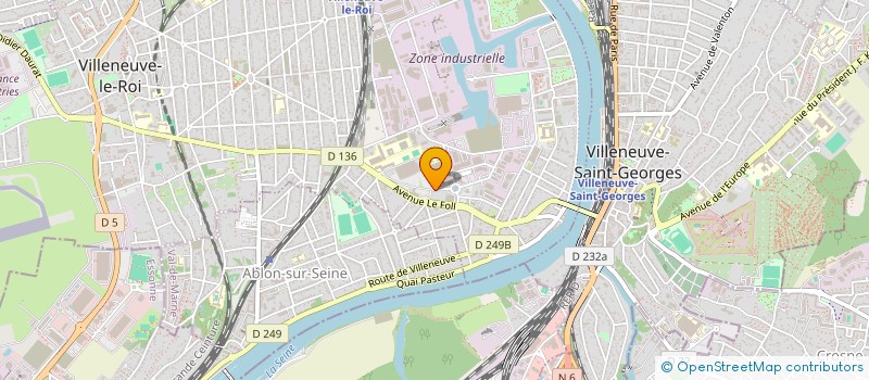 localisation de l'entreprise SCI DAVALLI COTE D'ARGENT  VILLENEUVE-LE-ROI